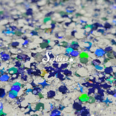 Winter in Blue Holographic Chunky Glitter - Blue Glitter